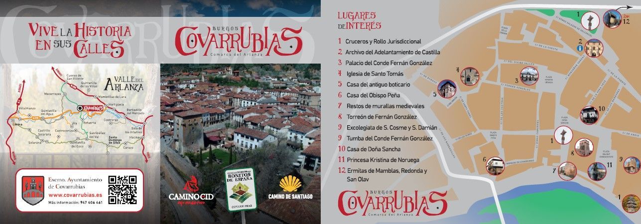 Folleto Turistico De Covarrubias Covarrubias