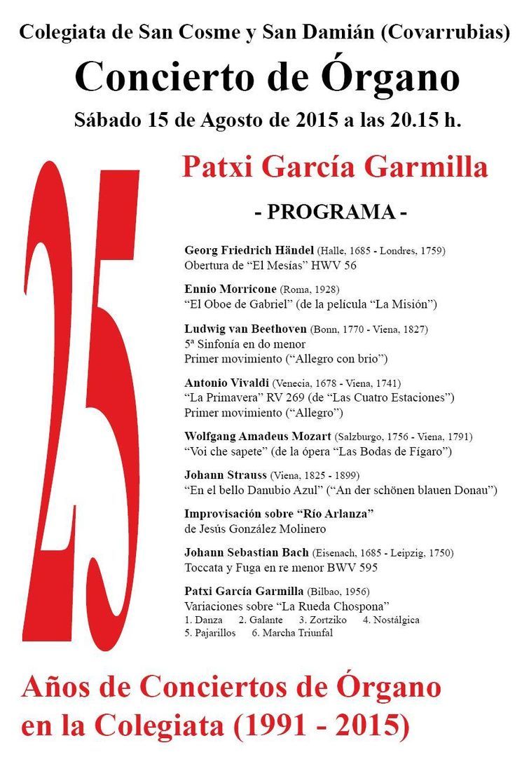 Concierto de órgano - Patxi García