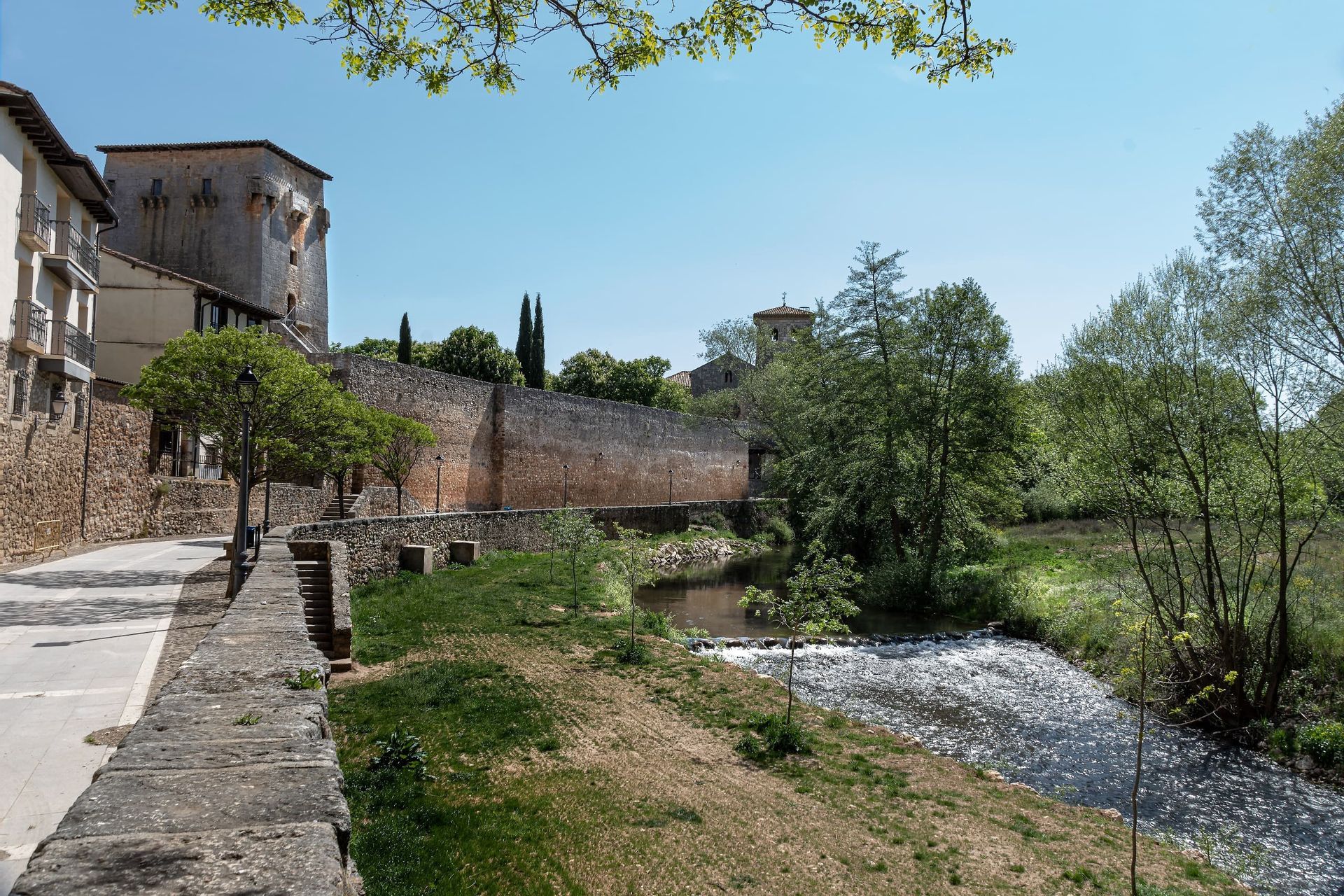 Río Arlanza en Covarrubias