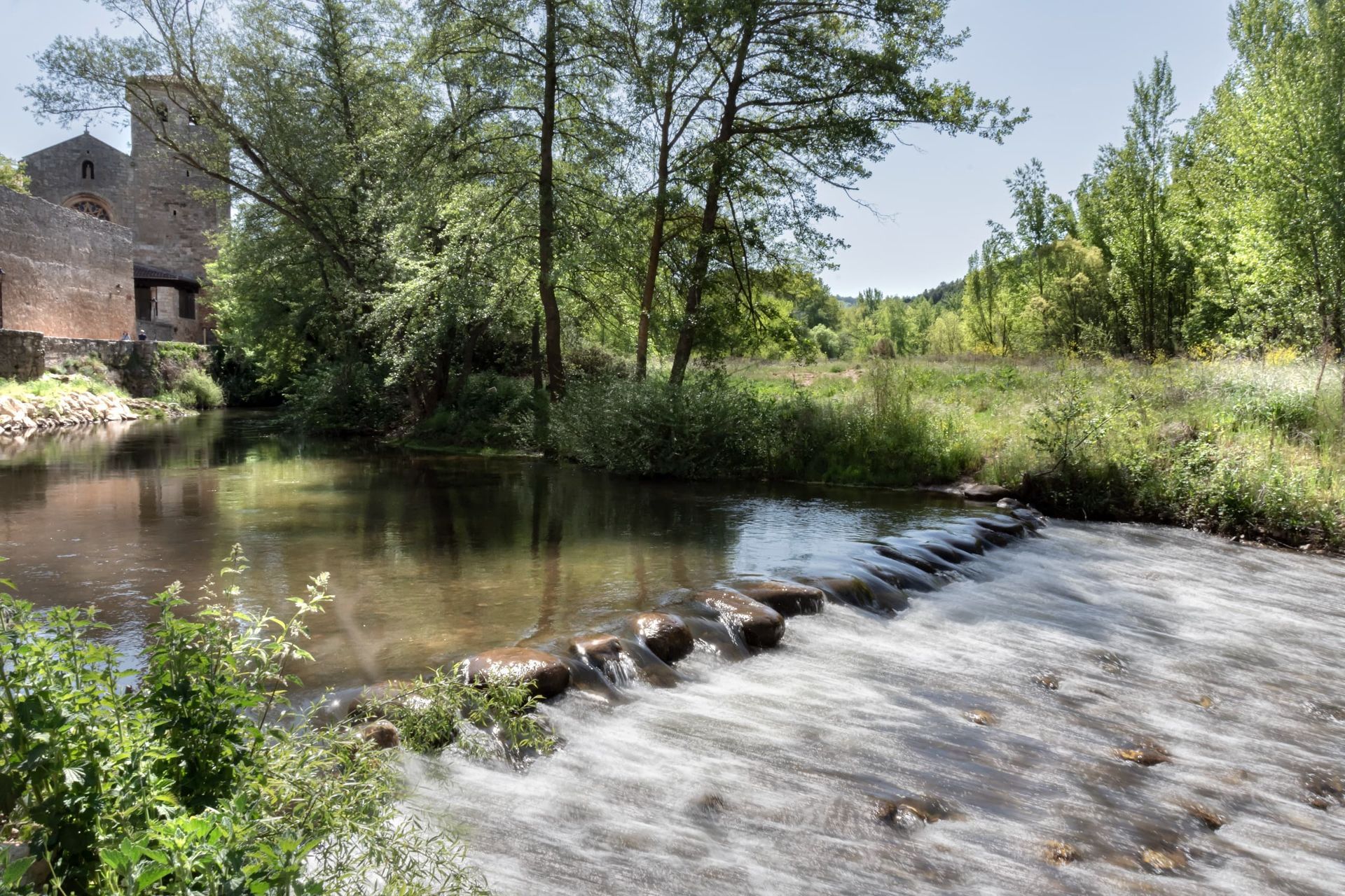 Río Arlanza en Covarrubias