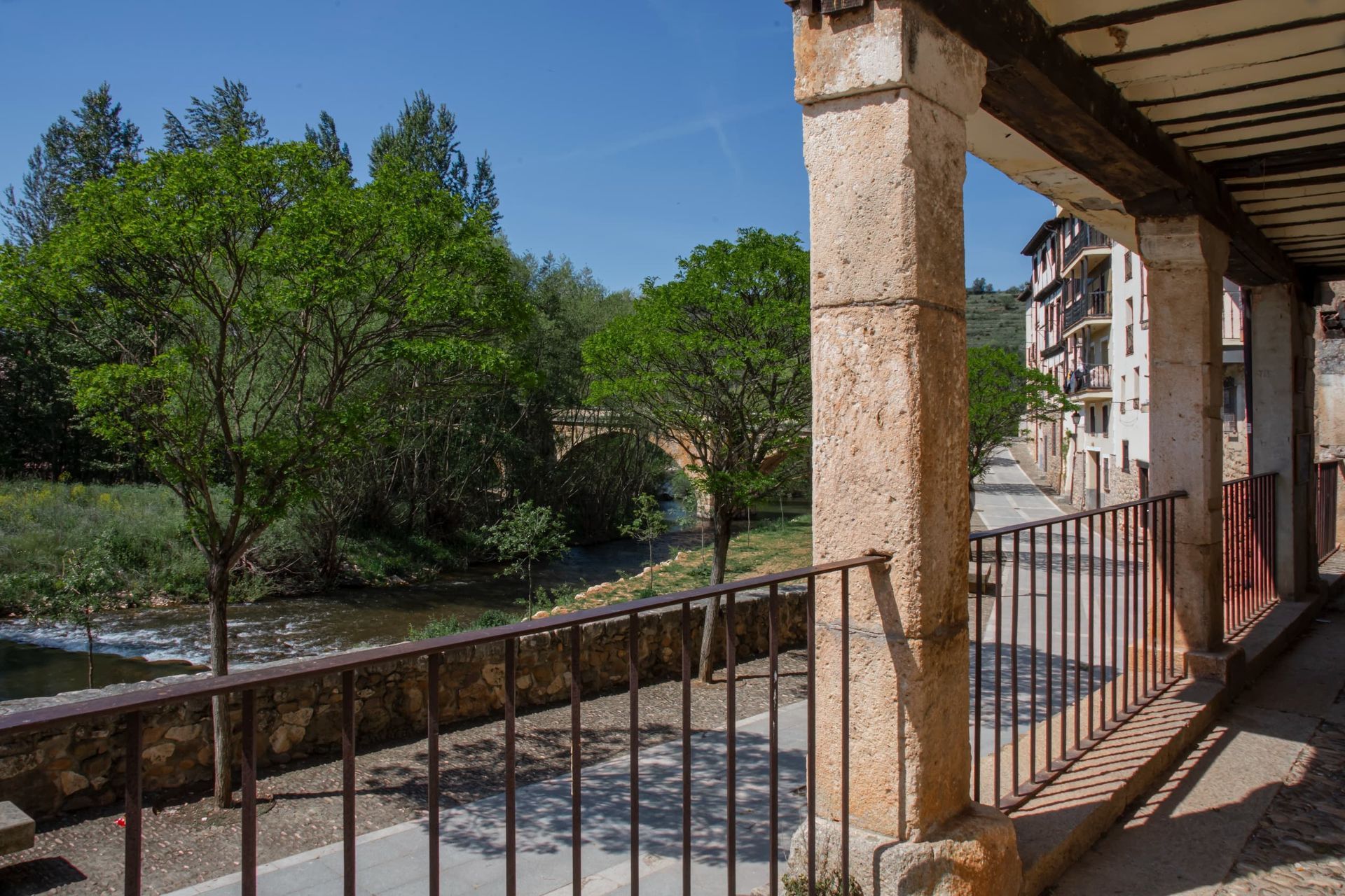 Río Arlanza en Covarrubias