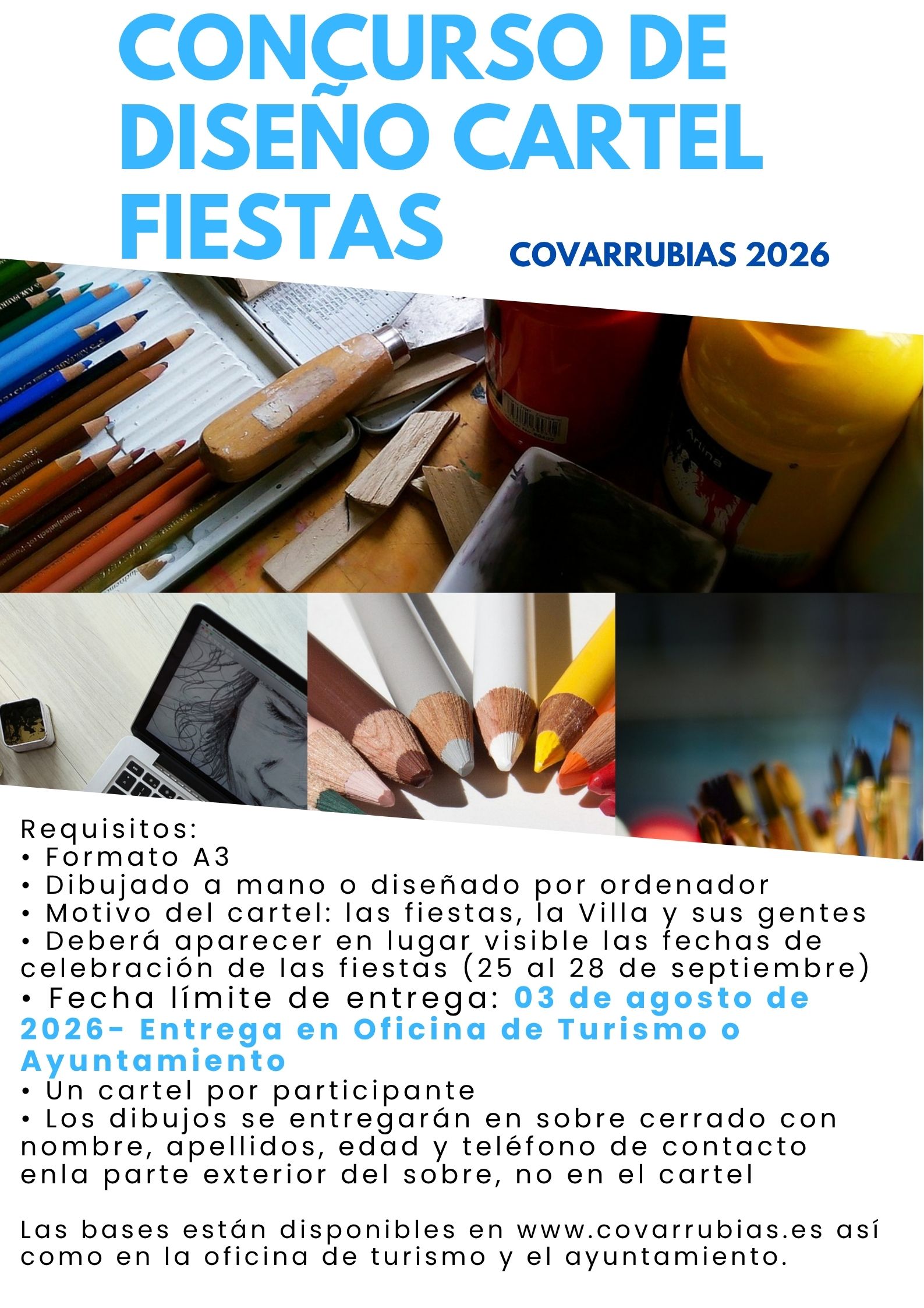 Concurso cartel de Fiestas patronales 2026