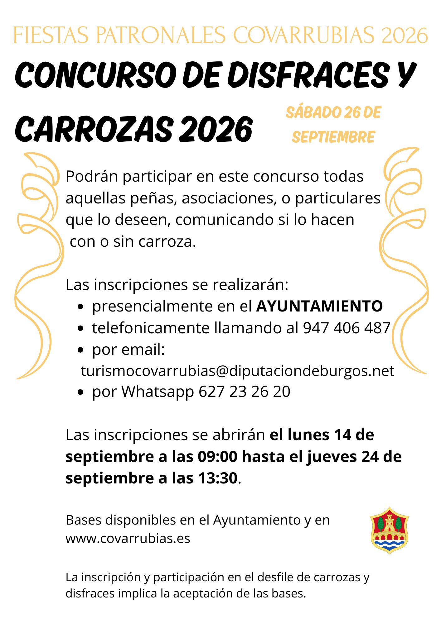 Fiestas patronales 2026