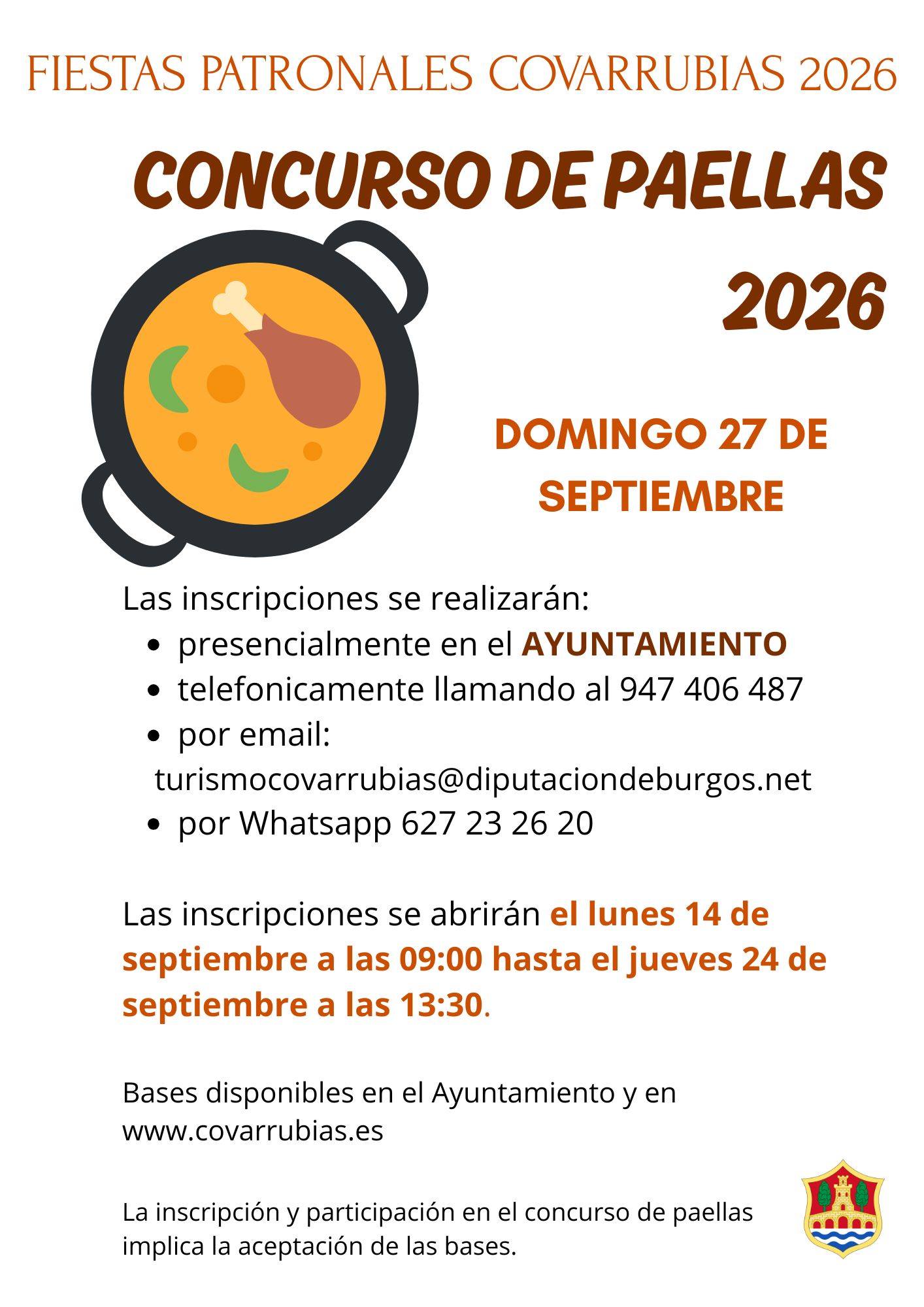 Fiestas patronales 2026